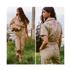 Spell and the Gypsy Foxglove embroidered coveralls